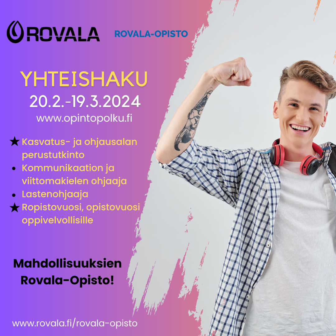 Yhteishaku 2024 - Rovala